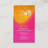 cartes de visite d'agrumes (Dos)