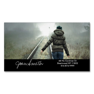 cartes de visite d'aimant de photo