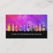 Cartes de visite d'alcool (Dos)