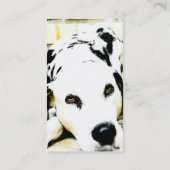 Cartes de visite dalmatiens de sommeil (Dos)
