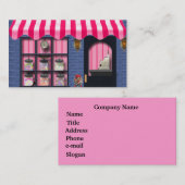 Cartes de visite d'amusement de magasin de (Devant / Derrière)