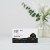 Cartes de visite d'Ancres de bateaux marins classi (Debout devant)