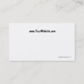 Cartes de visite d'animal familier (Dos)