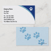 Cartes de visite d'animal familier (Devant / Derrière)