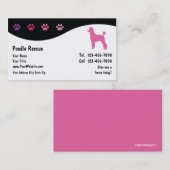 Cartes de visite d'animal familier (Devant / Derrière)