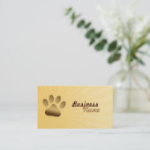 Cartes de visite d'animal familier (Debout devant)