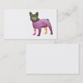 Cartes de visite d'animal familier de patchwork de (Devant / Derrière)