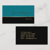 Cartes de visite dans n'importe quelle couleur (Devant / Derrière)