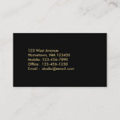 Cartes de visite dans n'importe quelle couleur (Dos)