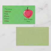 Cartes de visite d'Apple (Devant / Derrière)