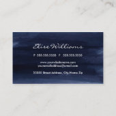 Cartes de visite d'aquarelle (Dos)