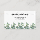Cartes de visite d'aquarelle (Dos)