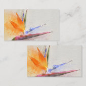 Cartes de visite d'aquarelle (Devant / Derrière)