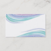 Cartes de visite d'aquarelle d'arc-en-ciel (Dos)