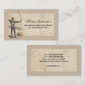cartes de visite d'archer d'archer (Devant / Derrière)