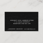 Cartes de visite d'architecte (Dos)