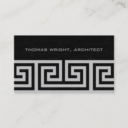 Cartes de visite d'architecte (Devant)