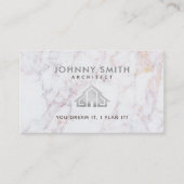 Cartes de visite d'architecte (Devant)