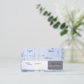 Cartes de visite d'architecte branchées (Debout devant)