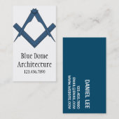 Cartes de visite d'architecte d'architecture moder (Devant / Derrière)