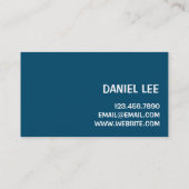 Cartes de visite d'architecte d'architecture moder (Dos)