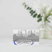 Cartes de visite d'architecte d'architecture moder (Debout devant)