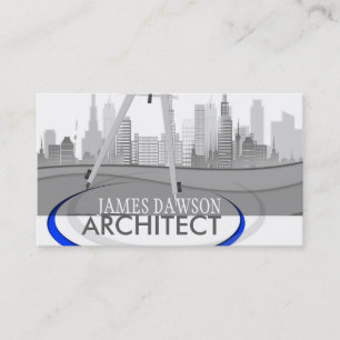 Cartes de visite d'architecte d'architecture moder
