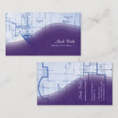 cartes de visite d'architectes branchés (Devant / Derrière)