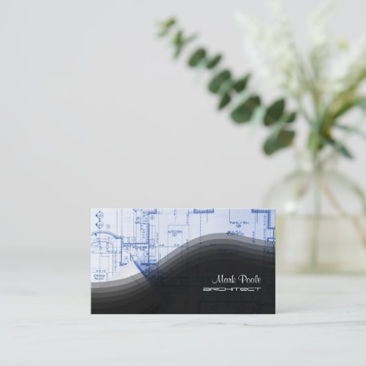 cartes de visite d'architectes branchés (Debout devant)