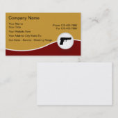 Cartes de visite d'armes à feu (Devant / Derrière)