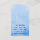 Cartes de visite d'armes de crosse personnalisable (Dos)