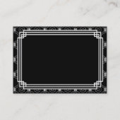 Cartes de visite d'art déco (Dos)