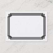 Cartes de visite d'art déco (Dos)