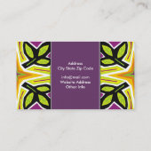 Cartes de visite d'art primitif (Dos)