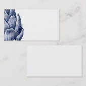 Cartes de visite d'artichaut (Devant / Derrière)