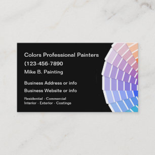 Cartes de visite d'artisan peintre professionnel C