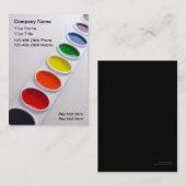 Cartes de visite d'artiste (Devant / Derrière)