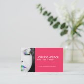 Cartes de visite d'artiste de maquillage (Debout devant)
