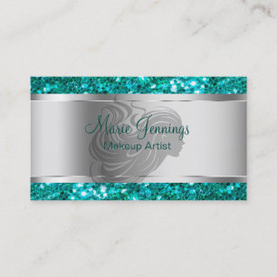 Cartes de visite d'artiste maquilleuse chic