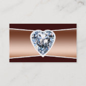 Cartes de visite d'assistant personnel (Dos)