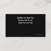 Cartes de visite d'assurance (Dos)