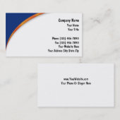 Cartes de visite d'assurance (Devant / Derrière)