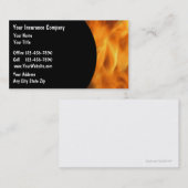 Cartes de visite d'assurance (Devant / Derrière)