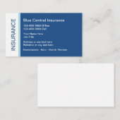 Cartes de visite d'assurance (Devant / Derrière)