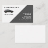 Cartes de visite d'assurance automobile (Devant / Derrière)