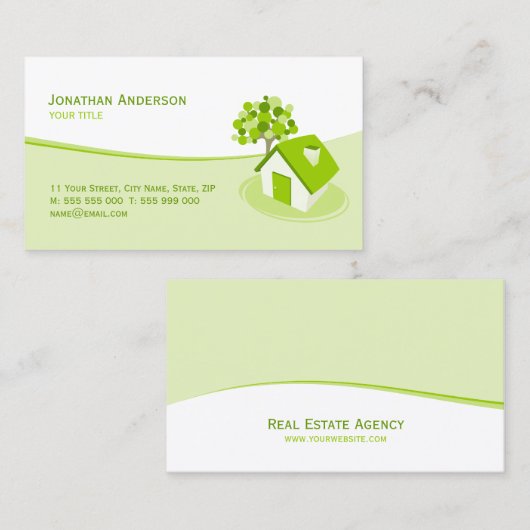 Cartes de visite d'assurance de constructions (Devant / Derrière)