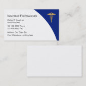 Cartes de visite d'assurance maladie (Devant / Derrière)