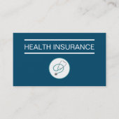 Cartes de visite d'assurance vie simple (Devant)