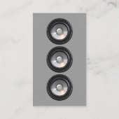 Cartes de visite d'audio de voiture (Dos)