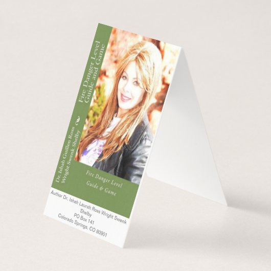 Cartes de visite d'auteur (Dos)